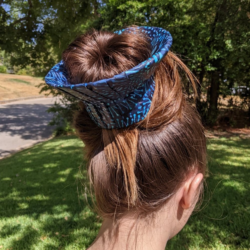 Blue Purple Hair Crown